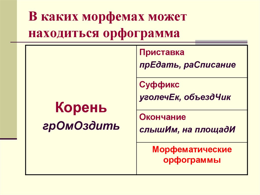 Орфография и пунктуация 7 класс презентация