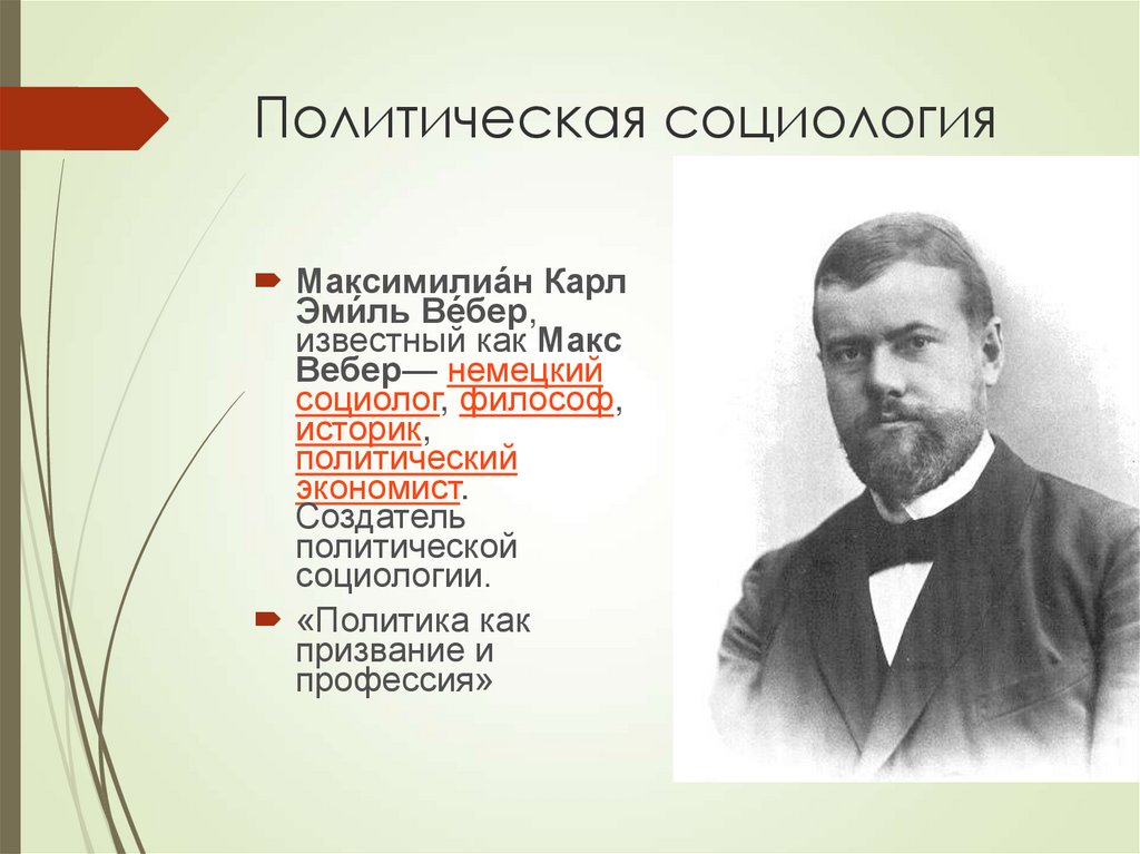 Политическая социология