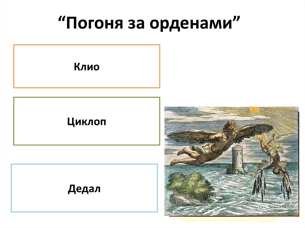 “Погоня за орденами”