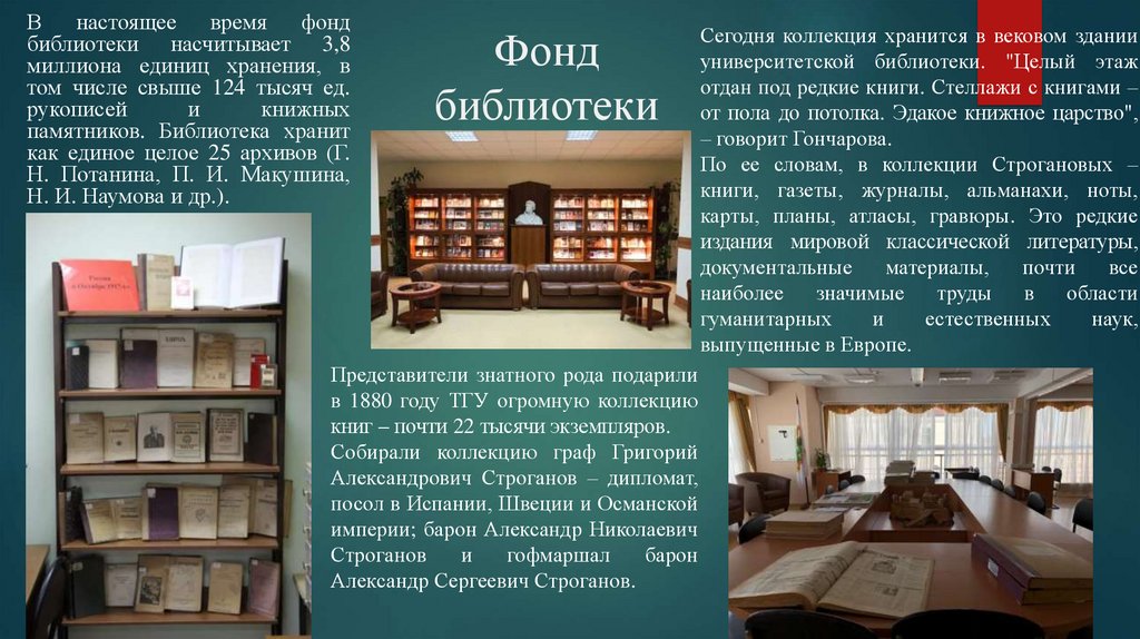 Фонд библиотеки