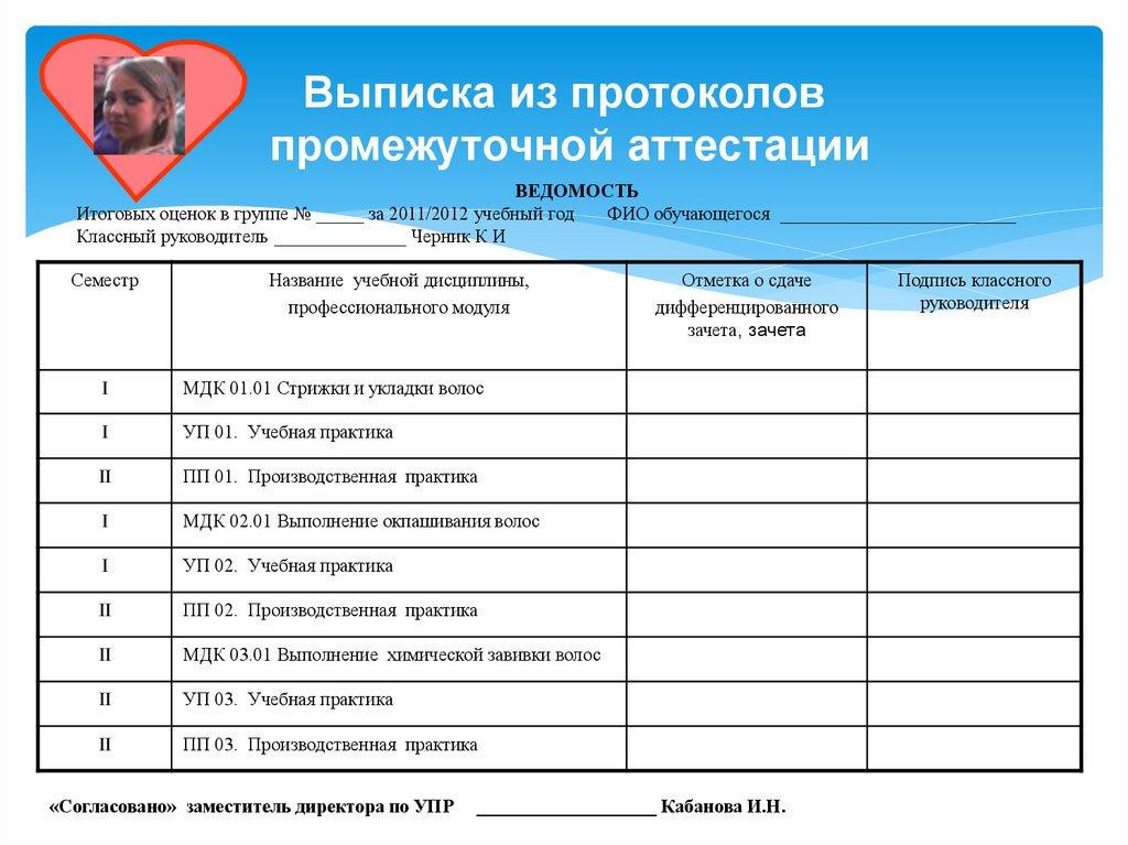 Образец протокола промежуточной аттестации в школе на семейном обучении