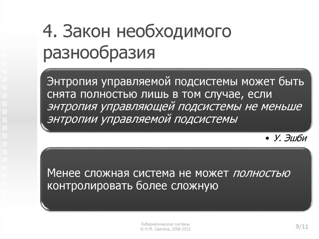 Необходим закон. Энтропия сложной системы. Закон необходимого разнообразия Эшби. Закон необходимого разнообразия (закон Эшби).. Закон необходимого разнообразия презентация.