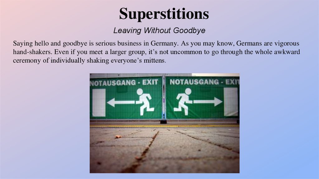 Leaving Without Goodbye