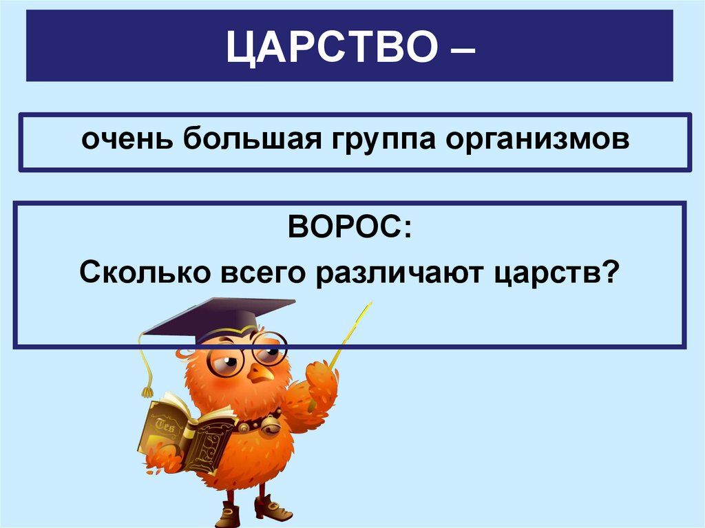 Классификация организмов презентация