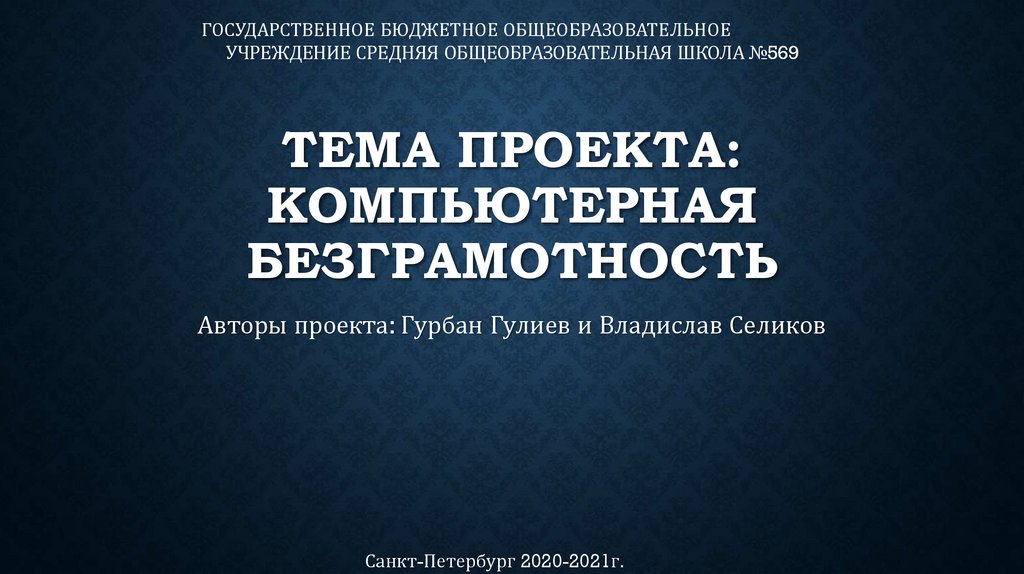 Проблема компьютерной безграмотности. Проблема компьютерной безграмотности