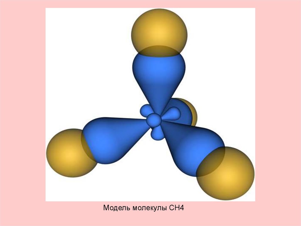 Молекула метана рисунок