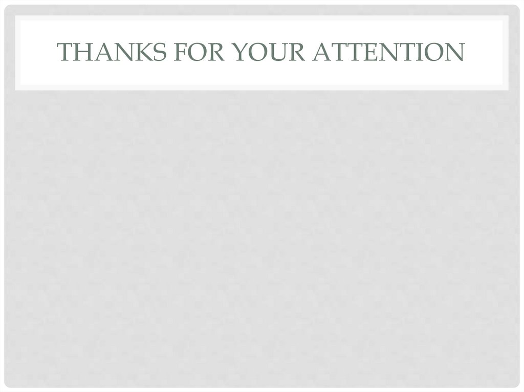 Thanks for your Attention