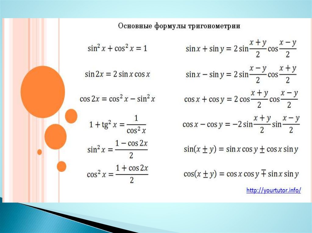 Тригонометрия 10 класс презентация