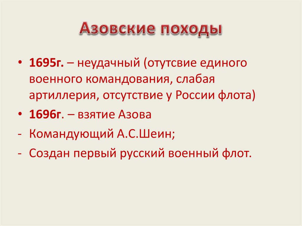 Азовские походы
