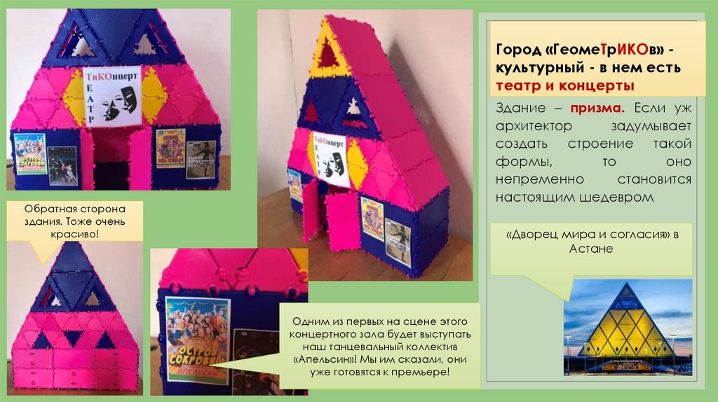 Город «ГеомеТрИКОв» - культурный - в нем есть театр и концерты