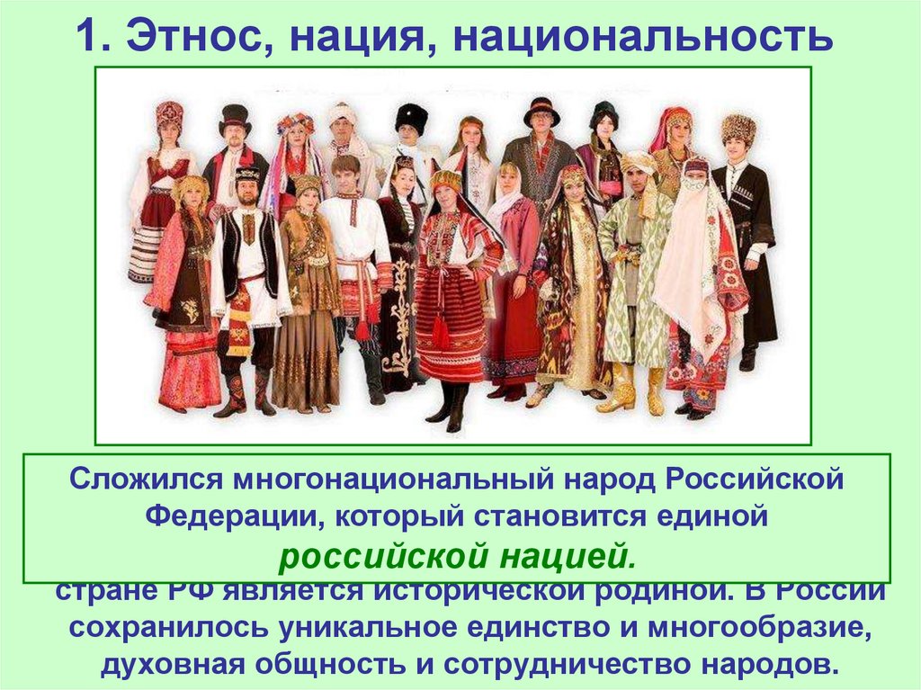 Что означает многонациональная страна. Народы живущие в Российской Федерации. Этнос народ. Этнос разных народов. Этносы России.