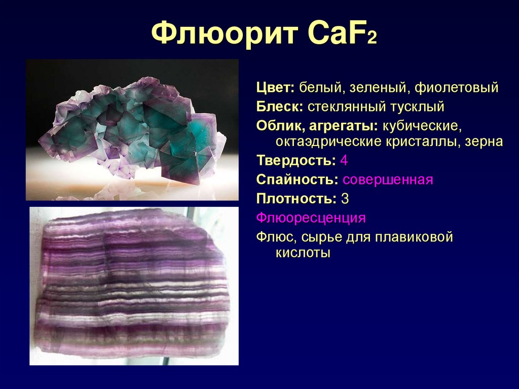 Флюорит CaF2