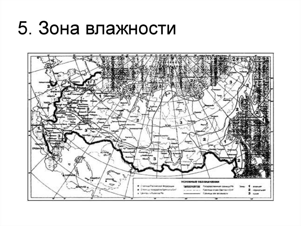 5. Зона влажности