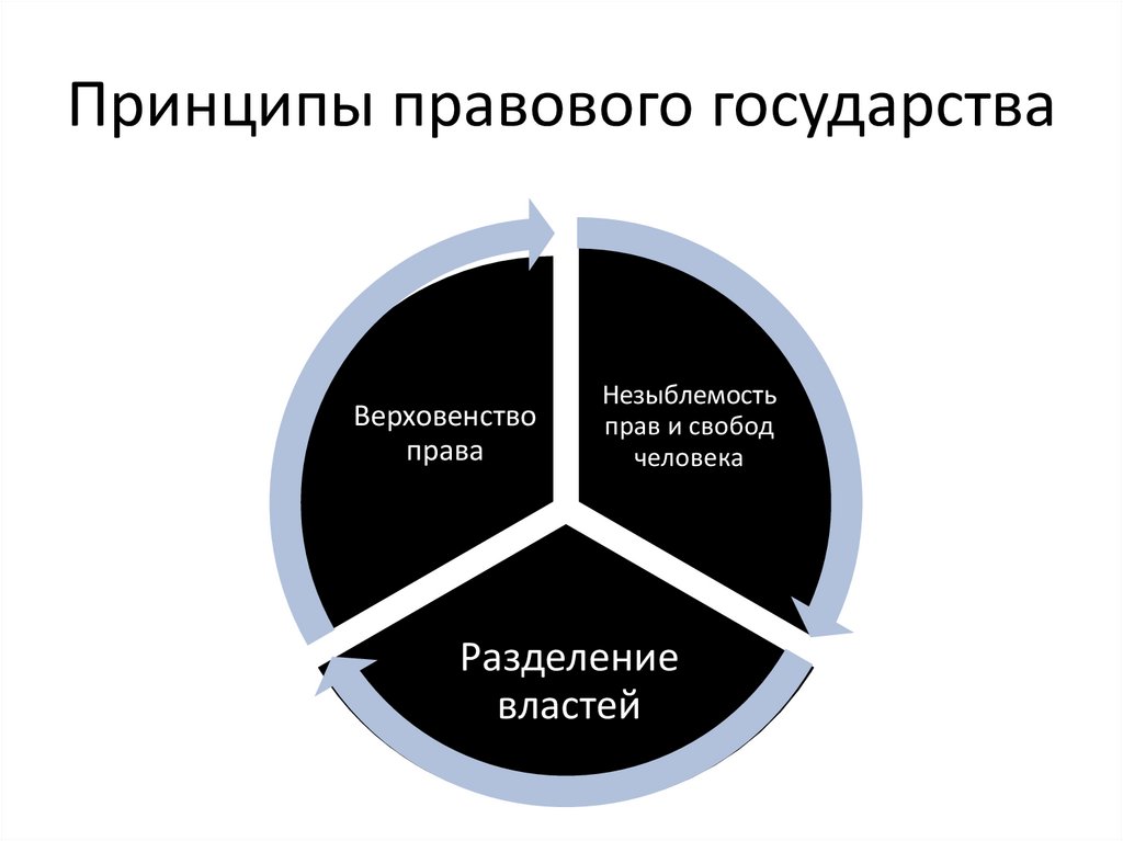 Принципы правового государства