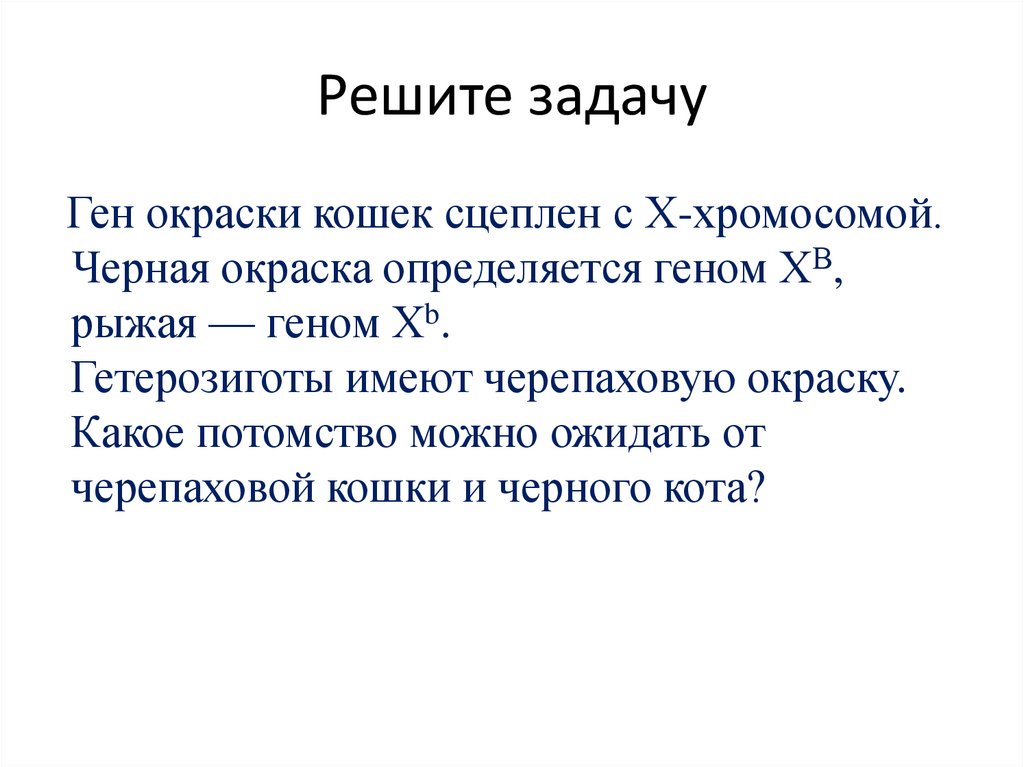 Задачи на скрещивание сцепленное с полом. Ген окраски кошек сцеплен с х хромосомой. Отбор в пользу гетерозигот. Компаунд гетерозигота. Гетерозигота это простыми словами.