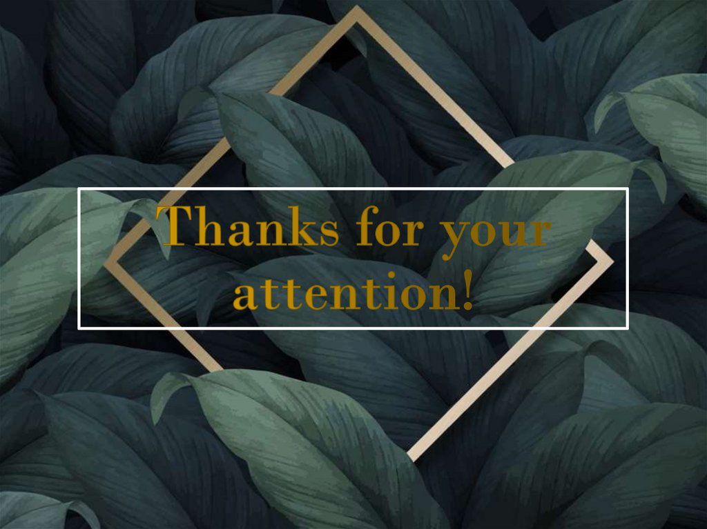 Thanks for your attention!