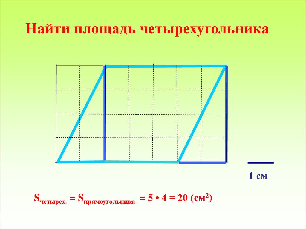 Площадь 4 класс презентация