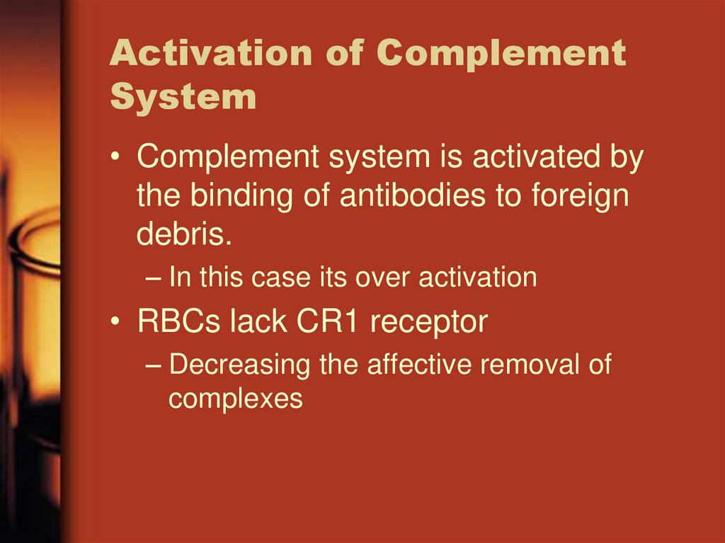 Activation of Complement System