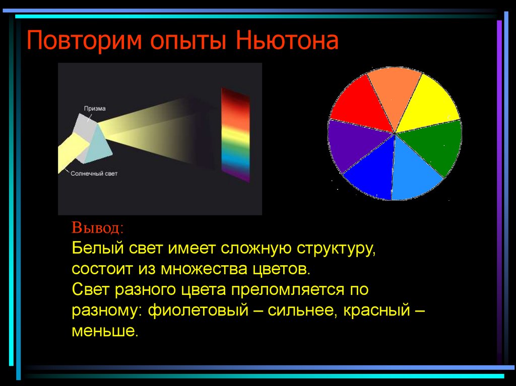 Проект на тему световые явления