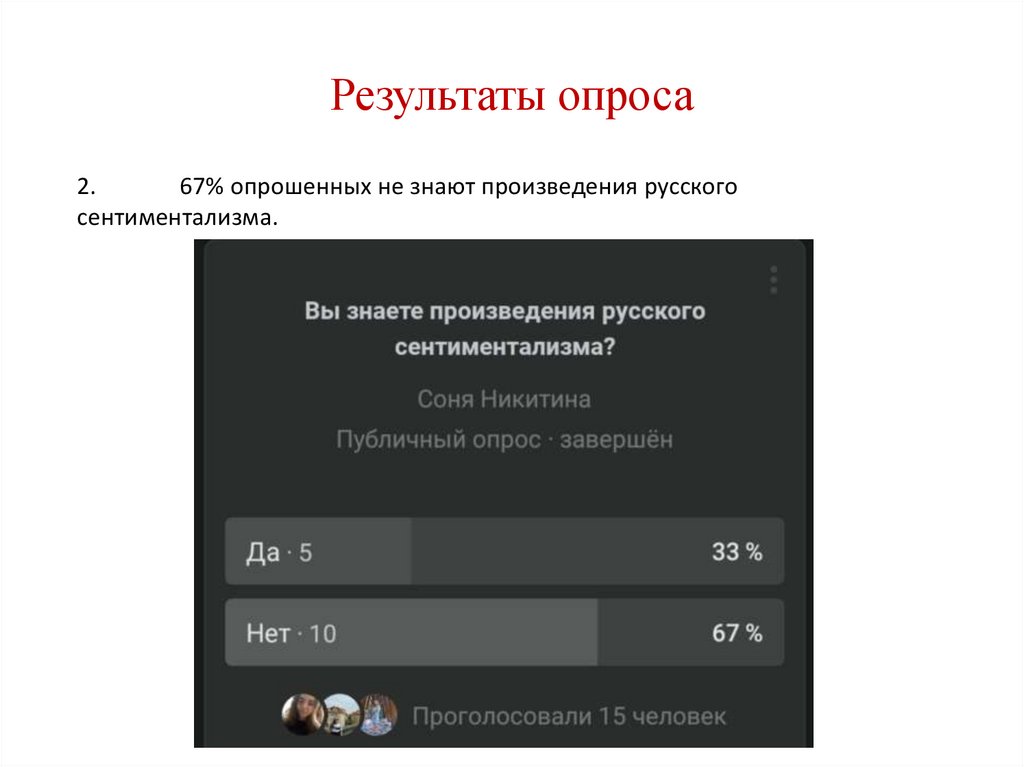 Результаты опроса