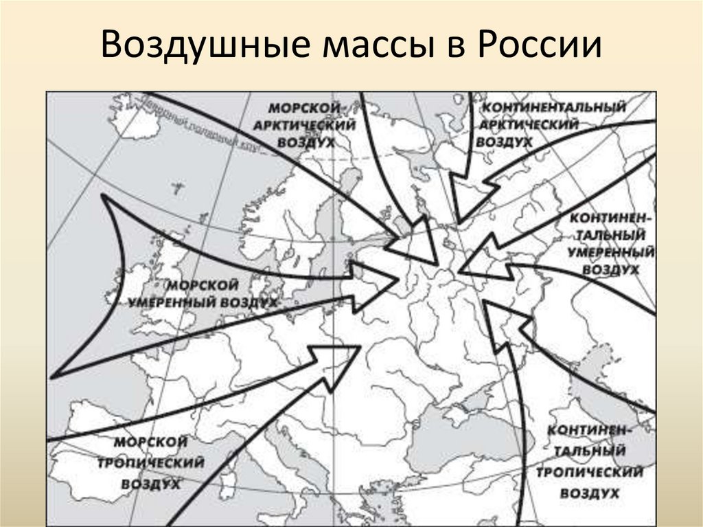 Континентальный воздух это. Континентальный Арктический воздух. Морские воздушные массы. Морской континентальный воздух. Арктические воздушные массы на карте.