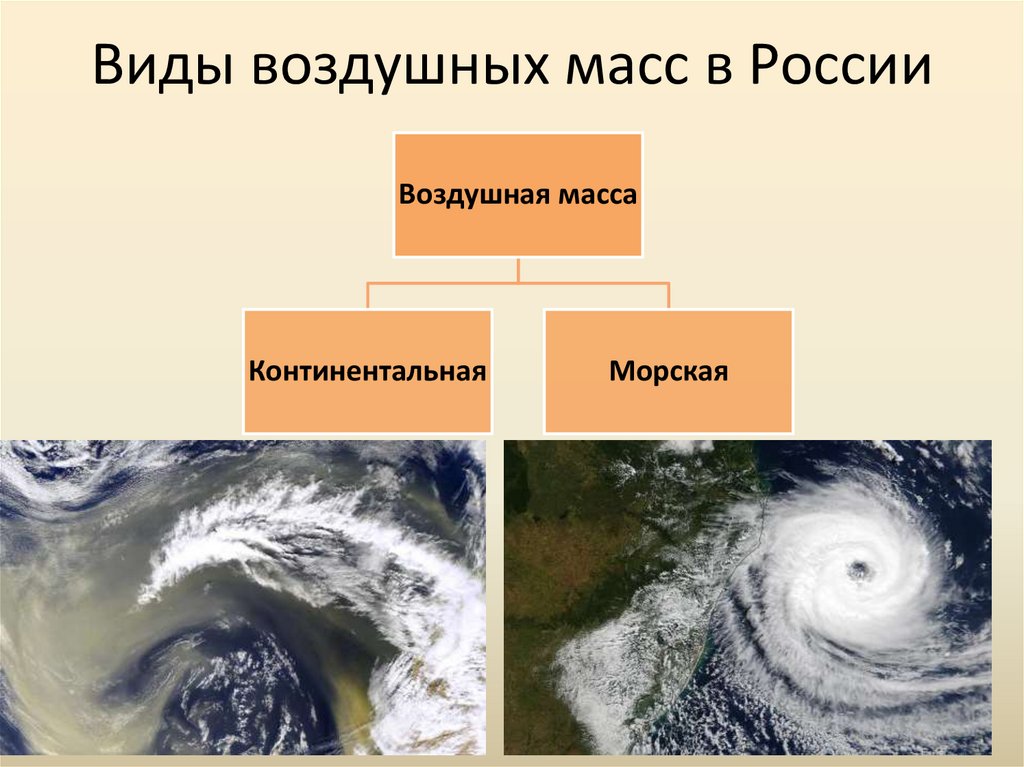 Континентальные воздушные массы