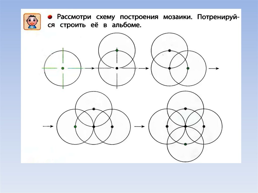 Окружности 5 класс задания