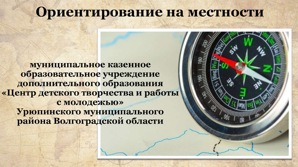 Ориентирование на местности презентация