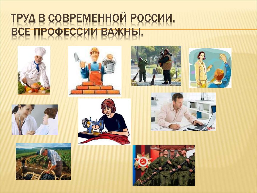 Значение труда в жизни человека 3 класс. Важные профессии для жизни людей. Труд это жизнь. Люди труда в современной России. Труд в жизни человека.