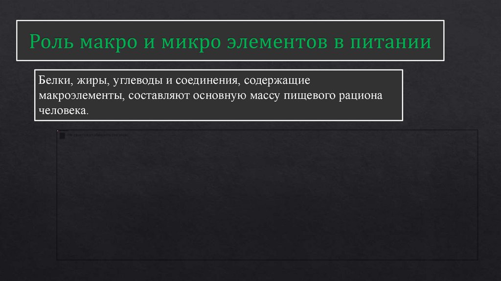 Все о пище с точки зрения химика проект по химии