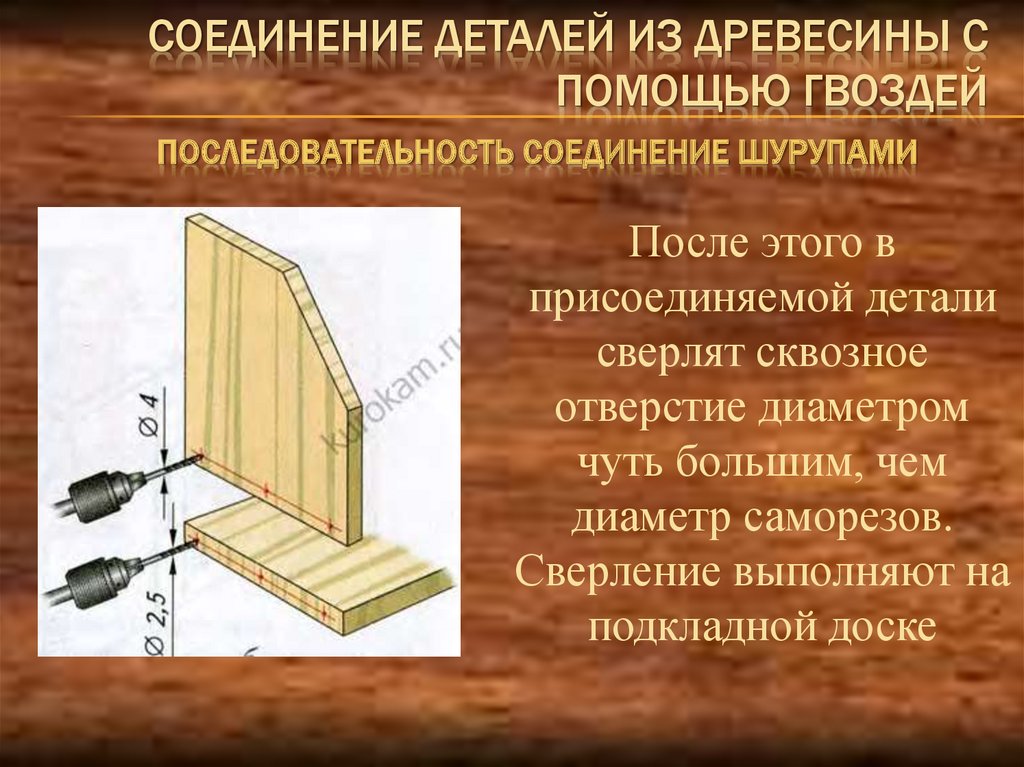 Приемы соединения деталей. Соединение деталей из древесины. Технология соединения деталей из дерева. Соединение деталей из древесины гвоздями. Технология соединения деталей из древесины.