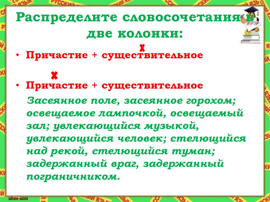 Словосочетание с причастием. Причастие существительное словосочетание. Причастие + существительк. Придумать словосочетание существительное и Причастие. Словосочетание Причастие плюс существительное.