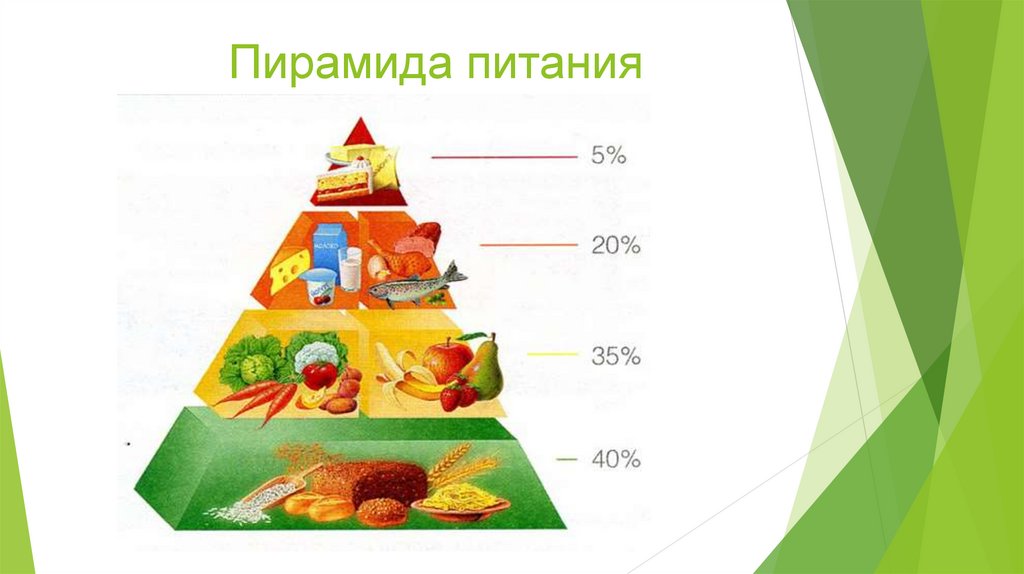 Диаграмма продуктов питания