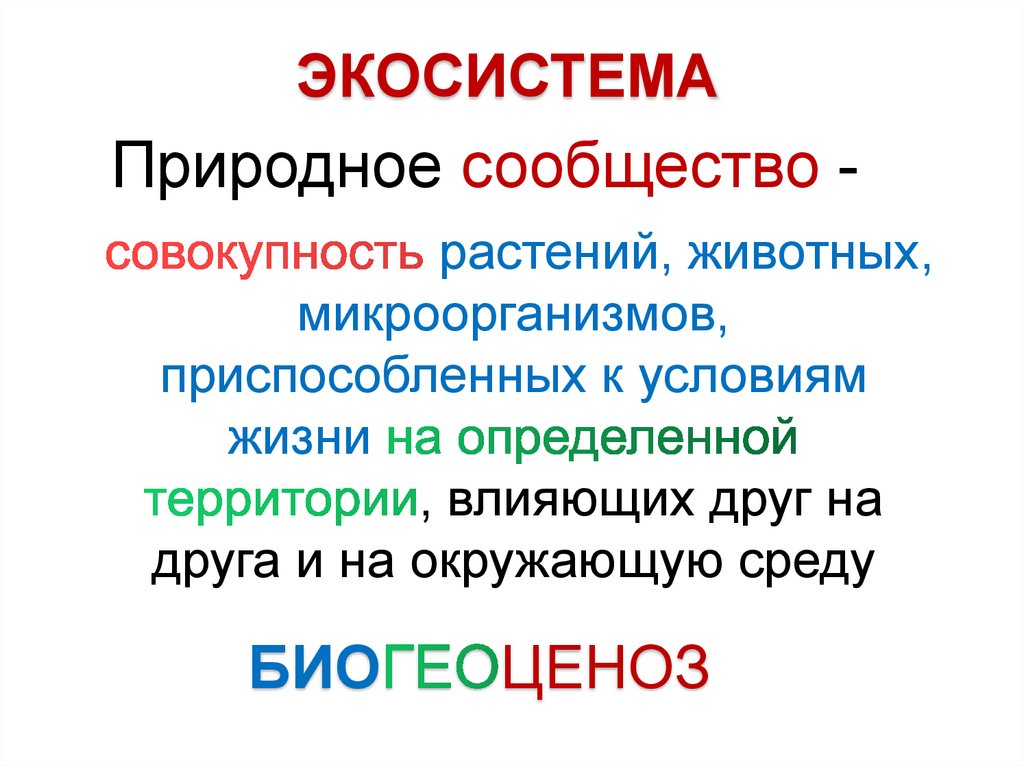 Природное сообщество -