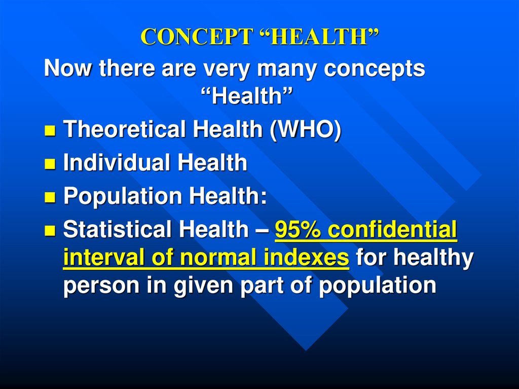 CONCEPT “HEALTH”