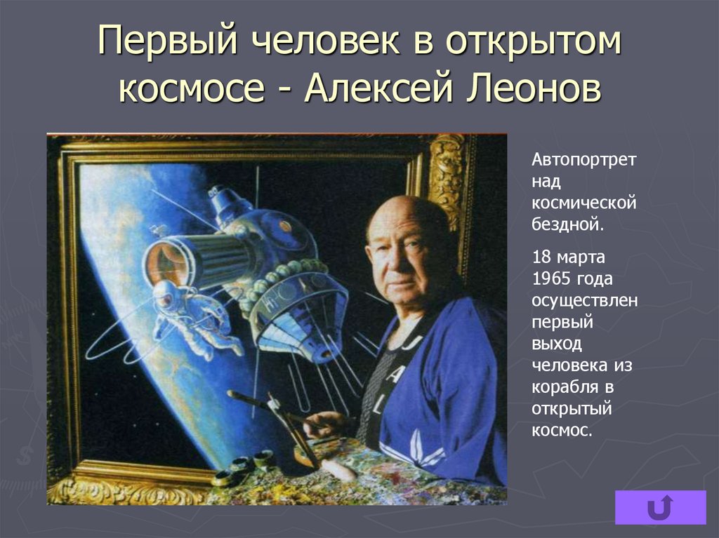 Первый человек в открытом космосе - Алексей Леонов