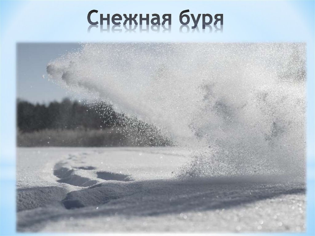 Снежная буря