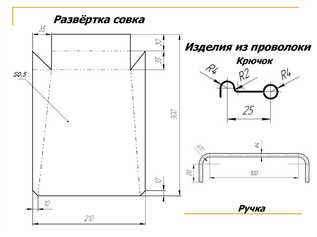 Развёртка совка