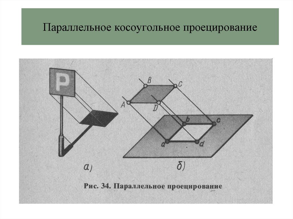 Какой способ проецирования используется при построении чертежа центральное