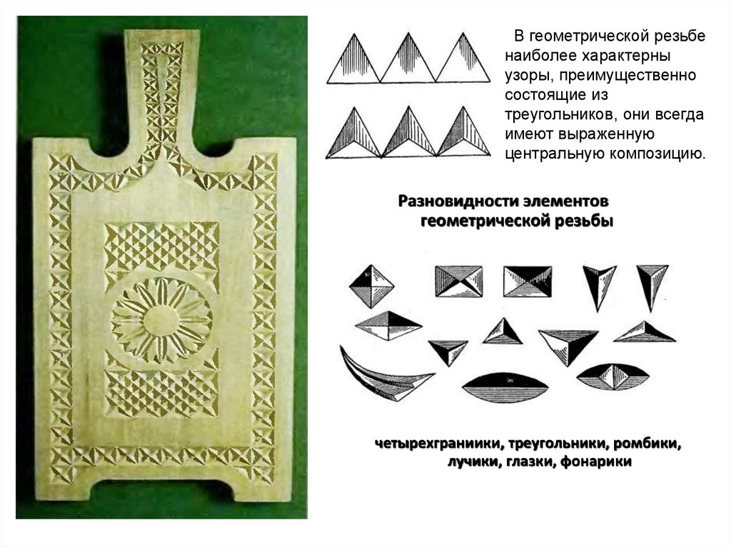 Проект по технологии разделочная доска с геометрической резьбой