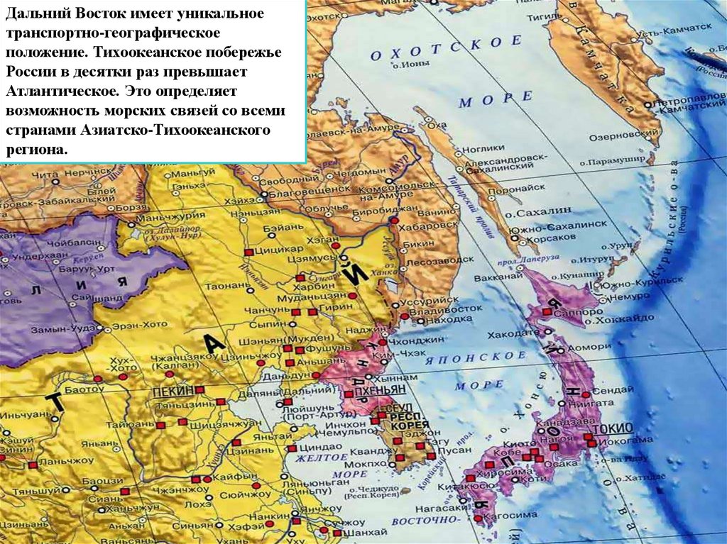 Какой полуостров находится восточнее остальных. Карта дальнего Востока России подробная географическая карта. Дальний Восток на карте России с городами подробная карта. Дальний Восток географическое положение на карте. Физико-географическое положение дальнего Востока карта.