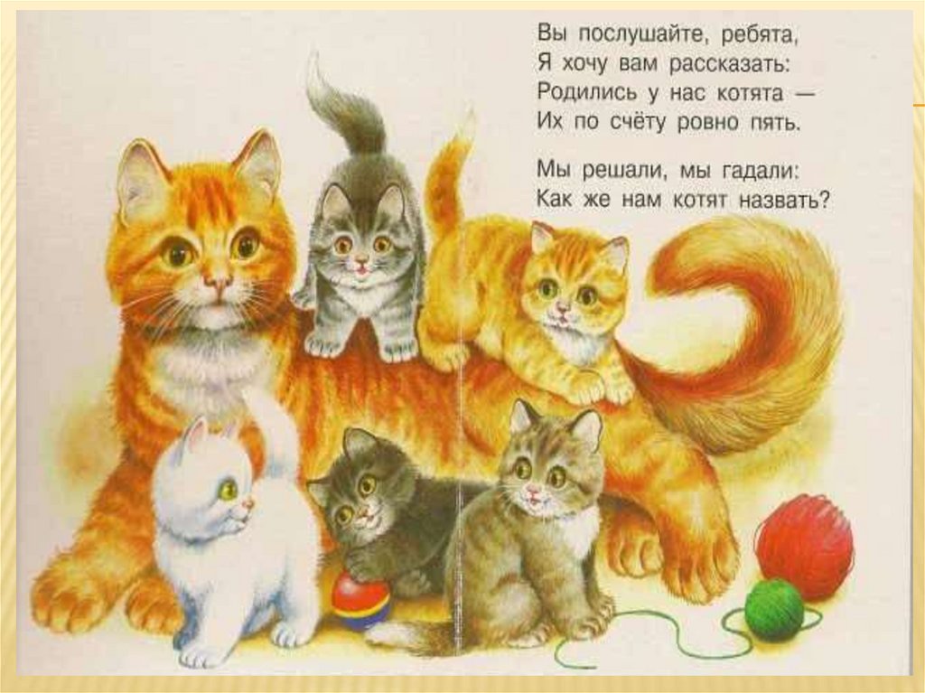 Котята михалкова читать. Сергея Михалкова котята. Котята стихотворение Михалкова.