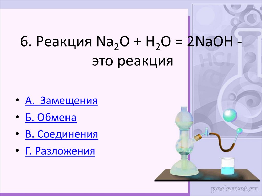 Оксид серы 6 реагирует с водой