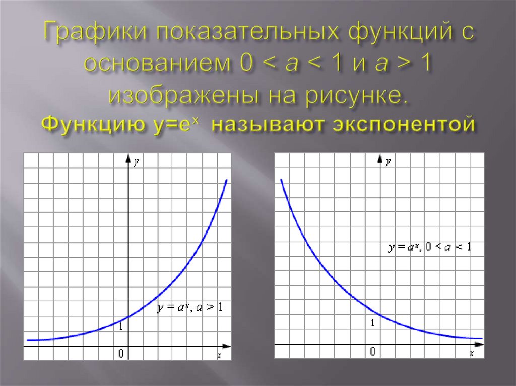 Показательная функция презентация