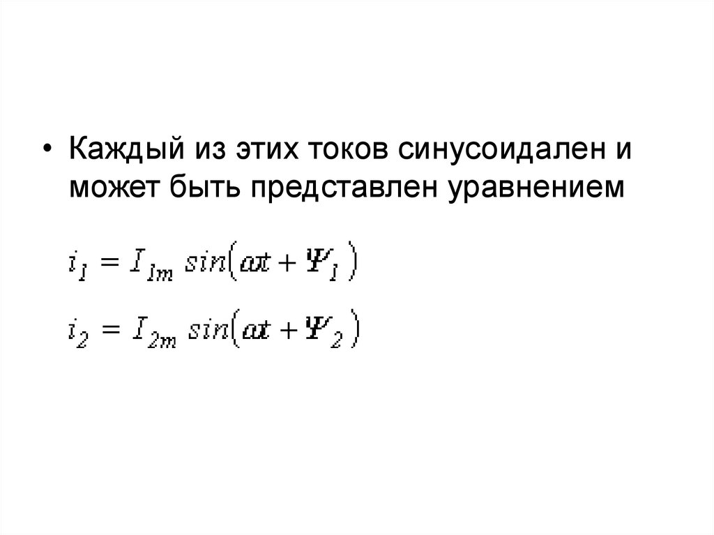 Графическое изображение синусоидально изменяющихся величин