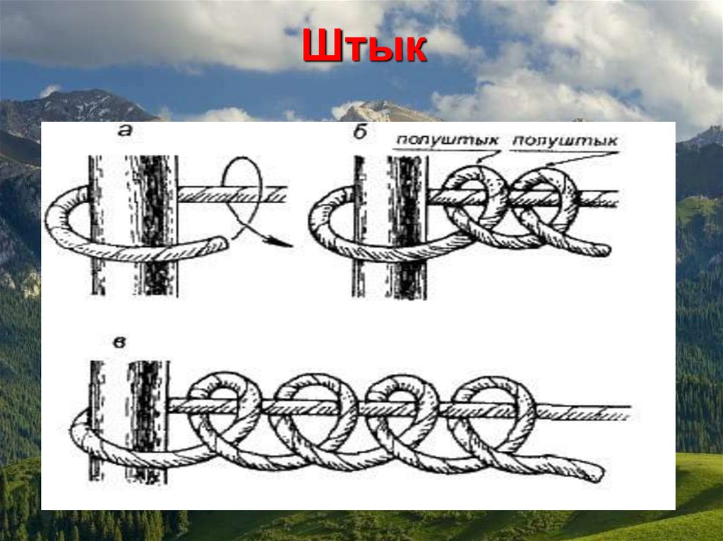 Узел штык фото