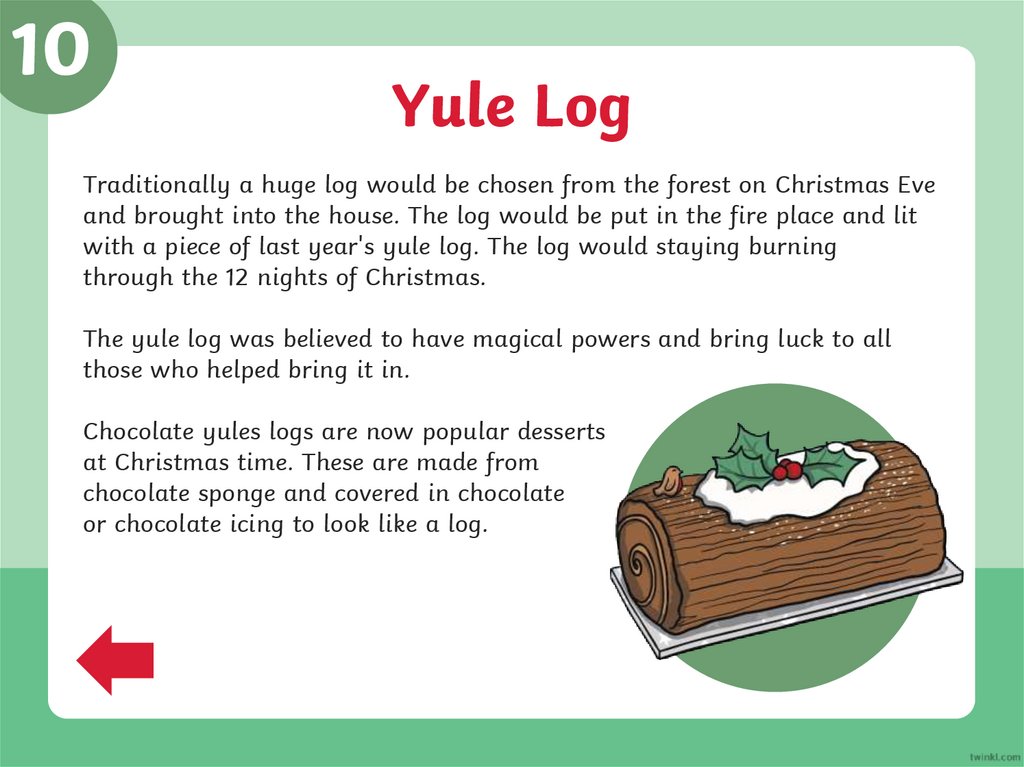 Christmas facts advent calendar презентация онлайн