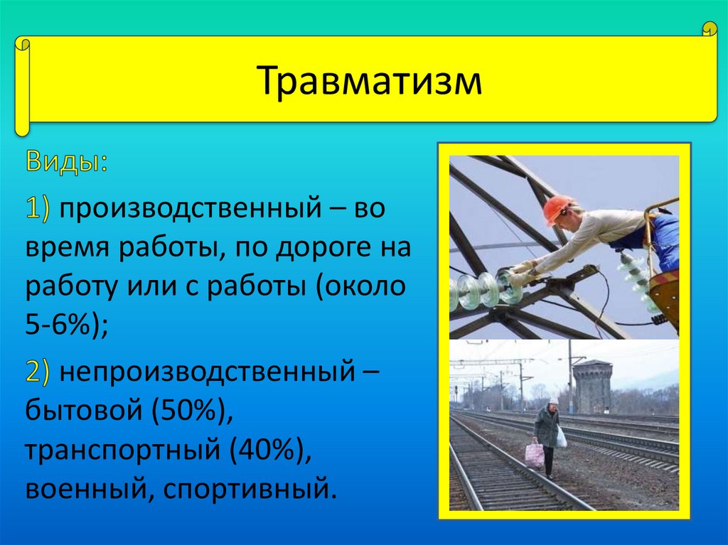 Травматизм виды. Виды травматизма. Травматизм и его виды. Виды травматизма бытовой производственный.. Производственный и непроизводственный травматизм.