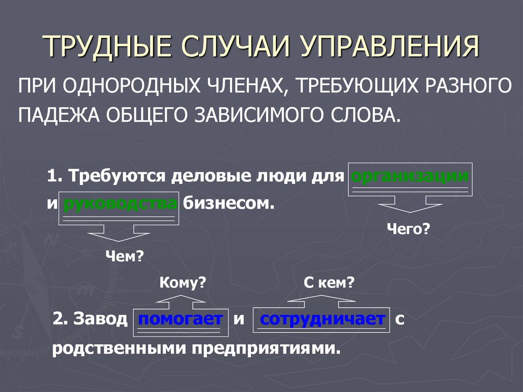 Трудные случаи в словах