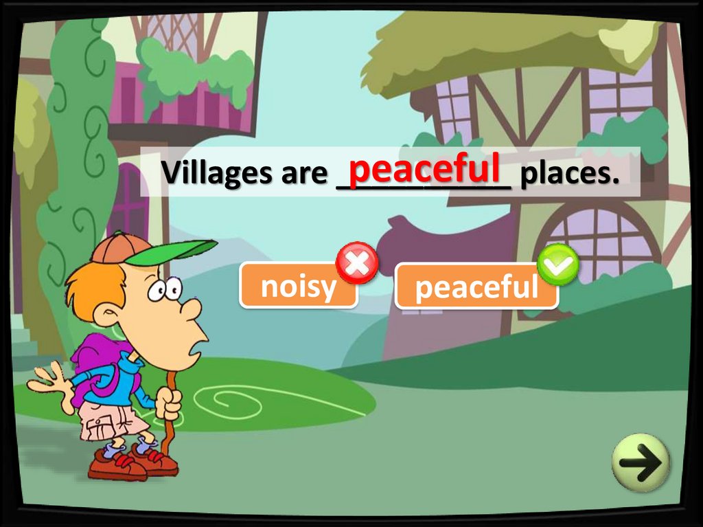 describe peaceful place